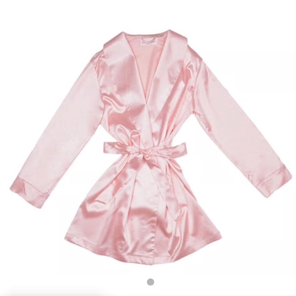 Dose of roses pink satin robe